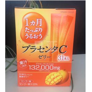 OTSUKA大塚 肌C胎盘素胶原蛋白+VC+透明质酸果冻 芒果味 10g*31本