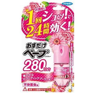 24小时速效杀虫驱蚊剂 280次量 花香型28.2ml