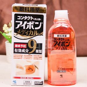 小林制药 黑9洗眼液 缓解眼干疲劳 含维生素 500ml