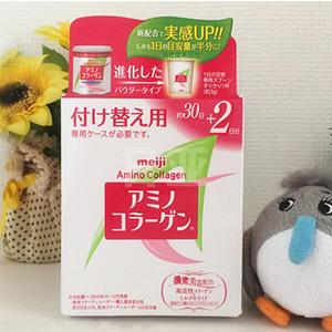 新版 Meiji明治 胶原蛋白粉替换装 96g 32日量