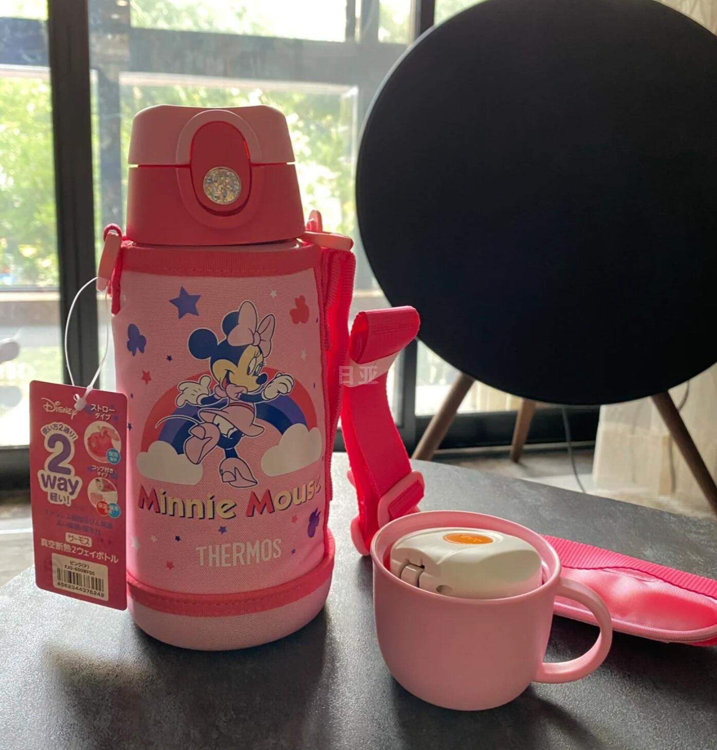 THERMOS膳魔师FJO-600儿童吸管杯保温杯600ml 蓝色