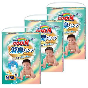 GOO.N大王 消臭拉拉裤 M56*3包(7~12kg)