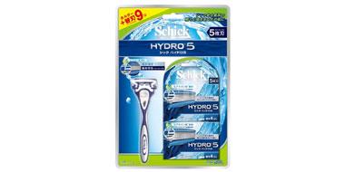 Schick 舒适 HYDRO 5 手动剃须刀+9个刀头