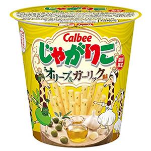 2017新款 Calbee卡乐比薯条 佳可丽杯装 橄榄蒜香味52g×12个