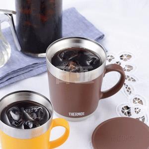 THERMOS膳魔师JDC-240 BW保温马克杯240ml 咖啡色