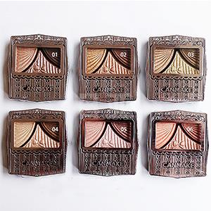 CANMAKE 蝴蝶结清透水漾 三色眼影盒 六种