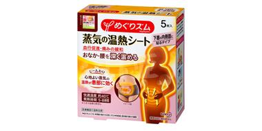 Kao花王 蒸汽热敷贴 暖宫贴 腰腹暖贴 痛经贴 5片装