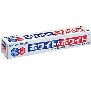 LION狮王 WHITE&WHITE 美白牙膏 150g