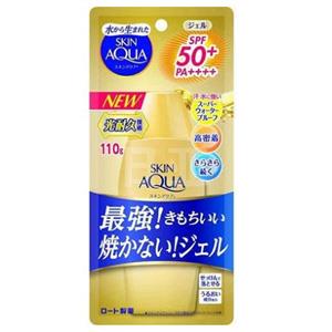 ROHTO乐敦 SKIN AQUA 防晒啫喱金瓶 SPF50+/PA++++110g