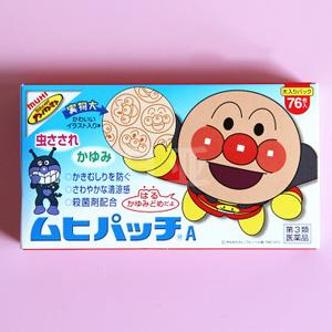 池田模范堂 面包超人宝宝蚊叮止痒消炎贴 76枚