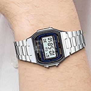 Casio卡西欧 金属表带A164WA-1 男士石英腕表