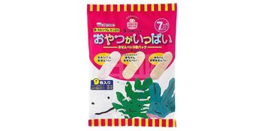 Wakodo 和光堂 婴幼儿磨牙饼干三种口味米饼混合装（2枚*9包）*3箱
