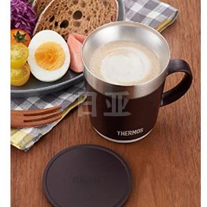 THERMOS膳魔师JDC-241 带盖保温杯240ml 棕色