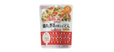 wakodo 和光堂 婴幼儿辅食鸡肉蔬菜乌冬面泥 120g×6袋