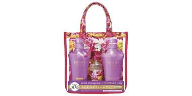 SHISEIDO资生堂TSUBAKI 丝蓓绮紫椿洗发水500ml+护发素500ml+凝水精华喷雾3件套装
