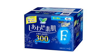 花王乐而雅F系列夜用卫生巾 30cm*10枚