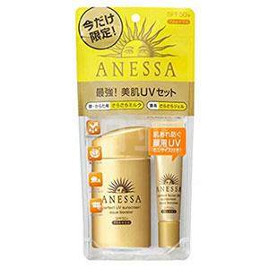 限定套装：资生堂ANESSA安耐晒60ml金瓶+15g面部专用