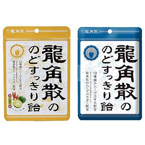 龙角散润喉糖88g*6袋 柠檬味/薄荷味