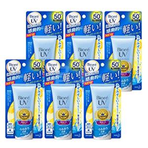 Biore碧柔AQUA防晒霜SPF50+ 50g×6个
