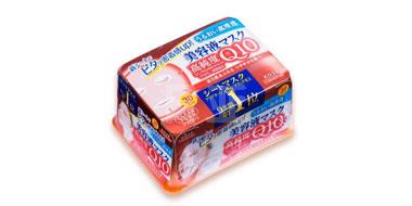 KOSE高丝 Q10美容液面膜30片 抽取式 橙色款
