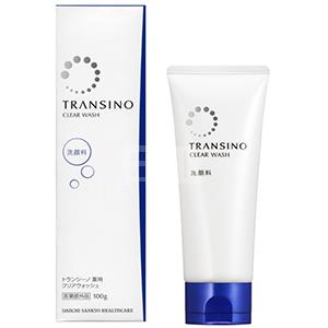 第一三共TRANSINO 淡化斑点透明白肌温和洁面乳100g