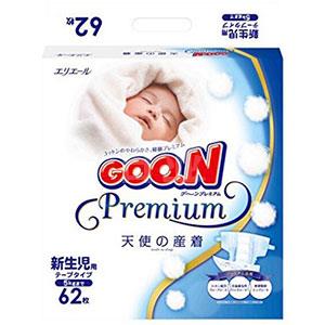 GOO.N大王天使纸尿裤NB62（新生~5kg）
