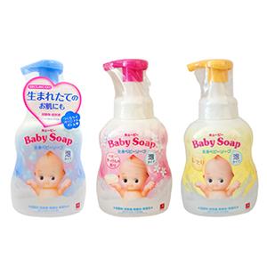 COW牛乳石碱 丘比儿童无添加洗发沐浴露二合一400ml 三款选