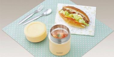 Thermos膳魔师JBJ-300 VAN真空断热焖烧罐0.3L 鹅黄色