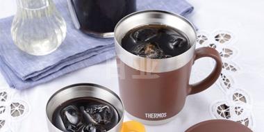 THERMOS 膳魔师 JDC-350 桌面随手保温杯（350ml、棕色）