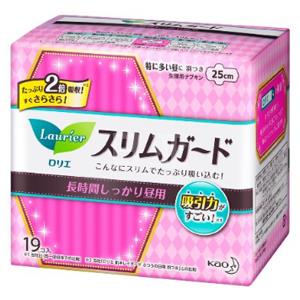 Kao花王 乐而雅瞬吸超薄日用护翼卫生巾25cm*19片