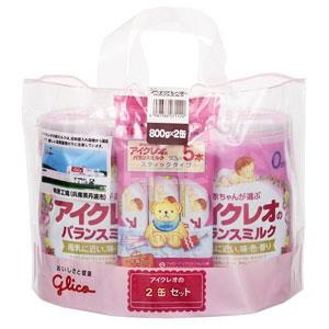 ICREO 固力果 婴幼儿牛奶粉1段 800g*2罐 送便携装