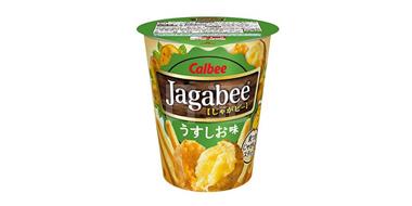Calbee卡乐比jagabee杯装淡盐味薯条 40g×12个