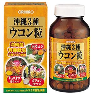 ORIHIRO立喜乐 冲绳3种姜黄颗粒 解酒护肝