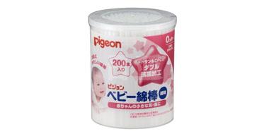 Pigeon贝亲 婴儿用抗菌清洁棉棒 200根