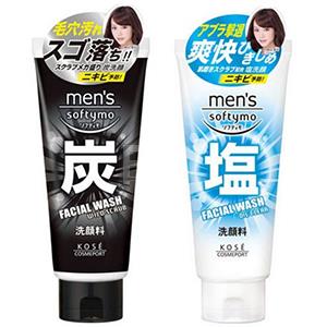 KOSE高丝softymo清爽控油男士洗面奶 130g 两款可选
