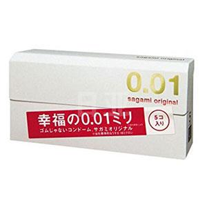 新低！Sagami相模 幸福0.01mm避孕套 5只装