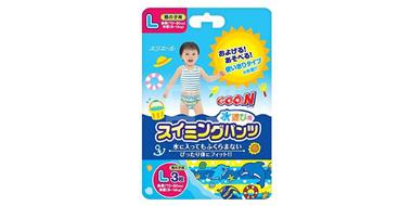 GOO.N 大王 婴儿游泳纸尿裤 男宝宝L码 3枚装