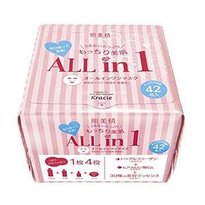 肌美精all in 1四合一胶原保湿面膜 42枚
