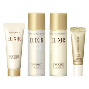 最后一天！资生堂 ELIXIR怡丽丝尔 抗衰老系列 体验装4件套