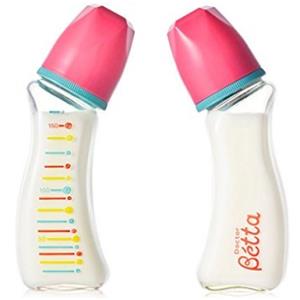 Bette贝塔 钻石系列 防胀气高硼硅耐热玻璃奶瓶 GC3-150ml