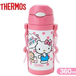 新低价！THERMOS膳魔师 儿童吸管杯360ml凯蒂猫
