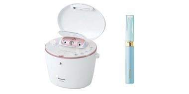 Panasonic松下EH-SA900F纳米 蒸脸仪+ES-WF40 电动修眉刀组合