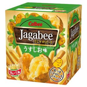 新低！薯条三兄弟CALBEE卡乐比JAGABEE薯条90g×12个 淡盐味