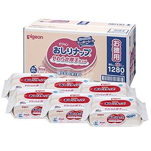 补货！Pigeon贝亲 PP湿纸巾 厚型 80枚*16包（1280片）