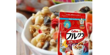 又降价：Calbee卡乐比水果颗粒果仁谷物营养麦片800g
