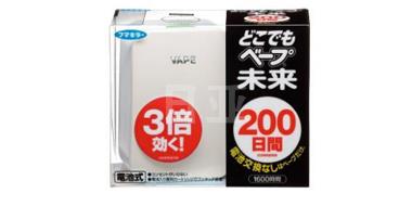 日本VAPE电子驱蚊器3倍效力 200日