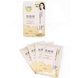 KOSE 黑糖精豆乳发酵5合1玻尿酸高保湿啫喱果冻面膜 4片