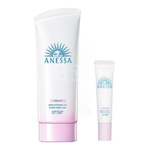 ANESSA安耐晒 2024新款美白防晒小白管SPF50+ 90g+15gmini装