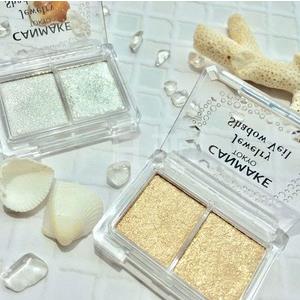 Canmake井田新品 Jewelry Shadow Veil 光缎双色眼影 两色
