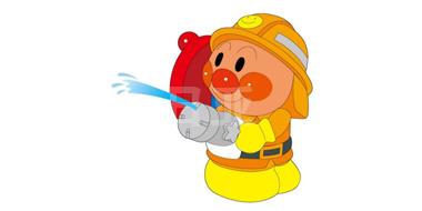 SEGA 世嘉 Pinocchio 面包超人消防员水枪洗澡玩具